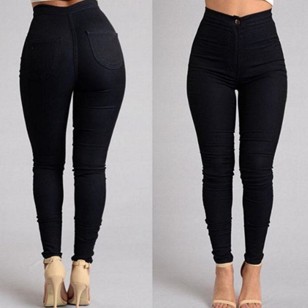 Fashion elastic jeans women leggings ladies - Classic chic