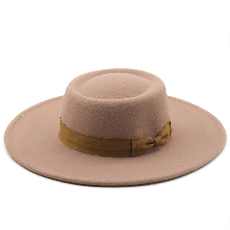 Top Hat Men And Women Concave Black Top Hat Felt Hat - Classic chic