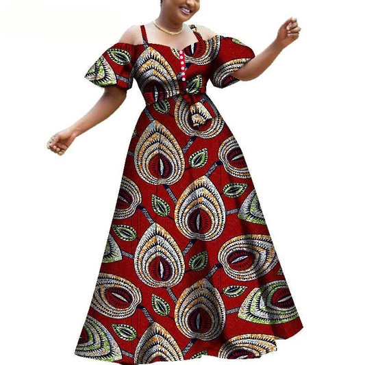 African National Slip Dress For Women - Classic chic