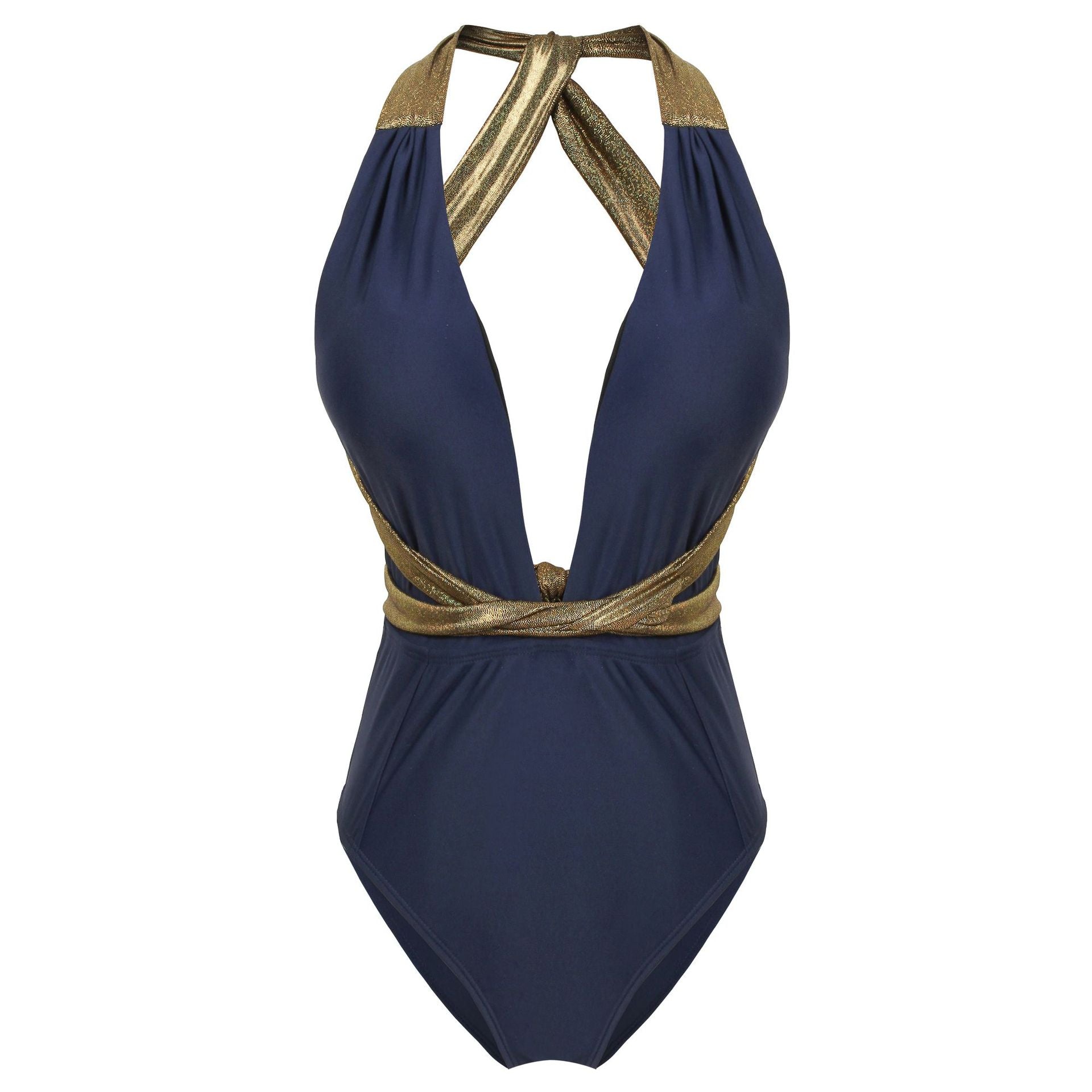 Hollow One Piece Swimsuit - Classic chic