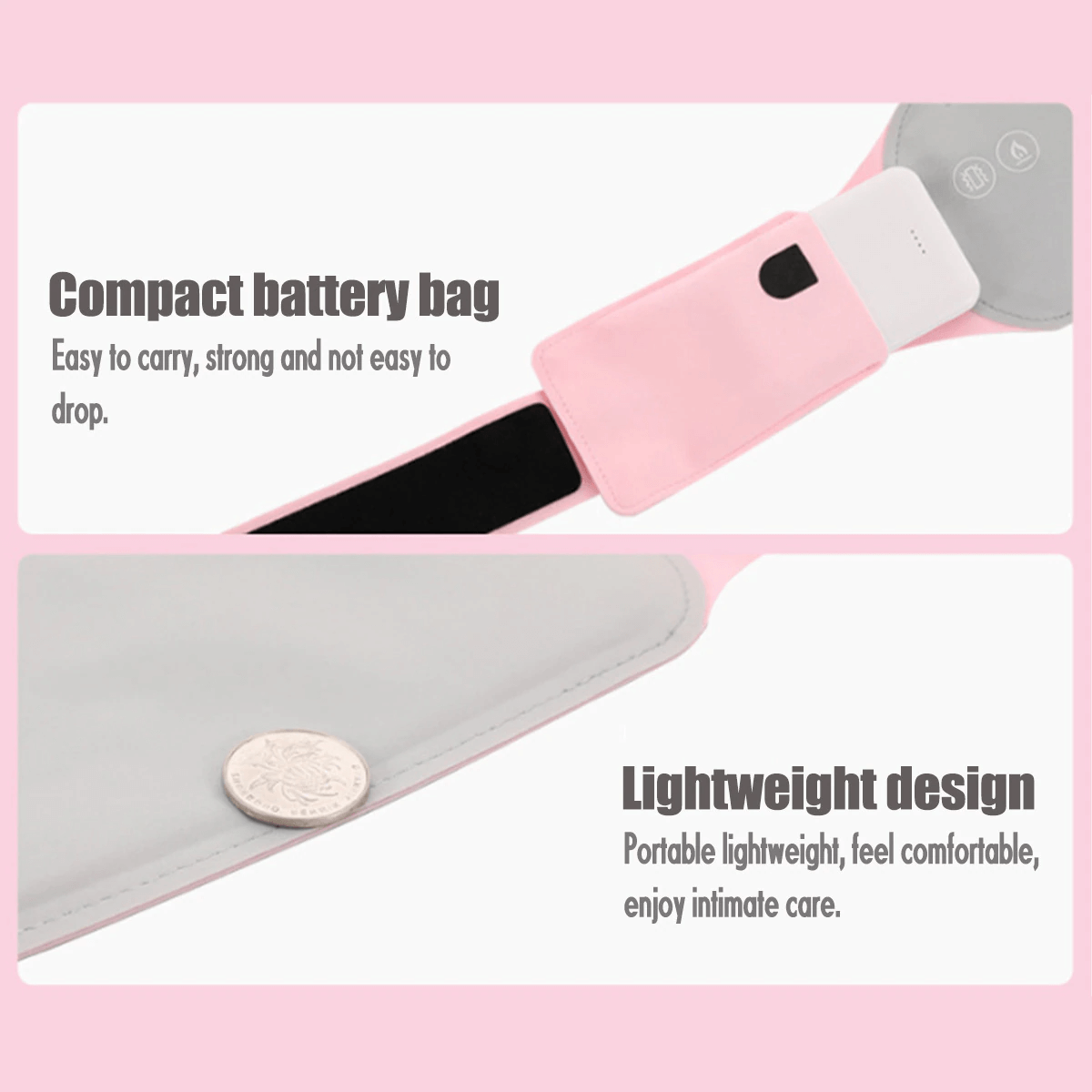 Portable Heating Pad Belt for Period Pain Relief