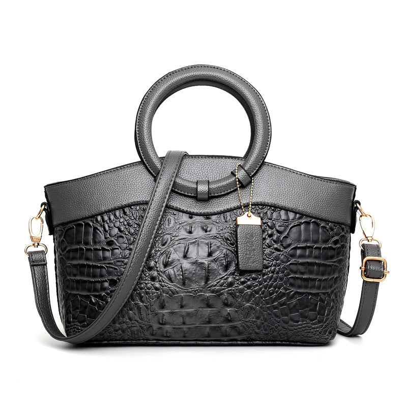 Gykaeo Luxury Handbags Women Bags Designer Crocodile Woman Leather - Classic chic