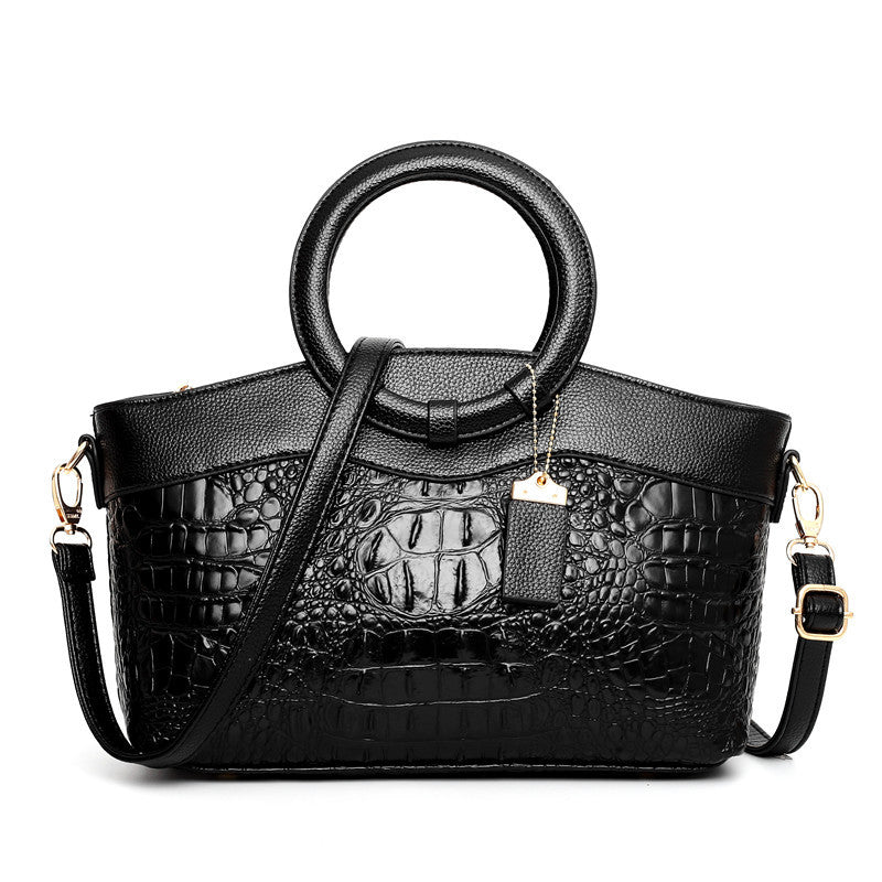 Gykaeo Luxury Handbags Women Bags Designer Crocodile Woman Leather - Classic chic