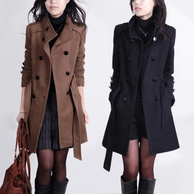 Fat Women Winter Jackets Faux Fur Cardigan Coat Warm Coats - Classic chic
