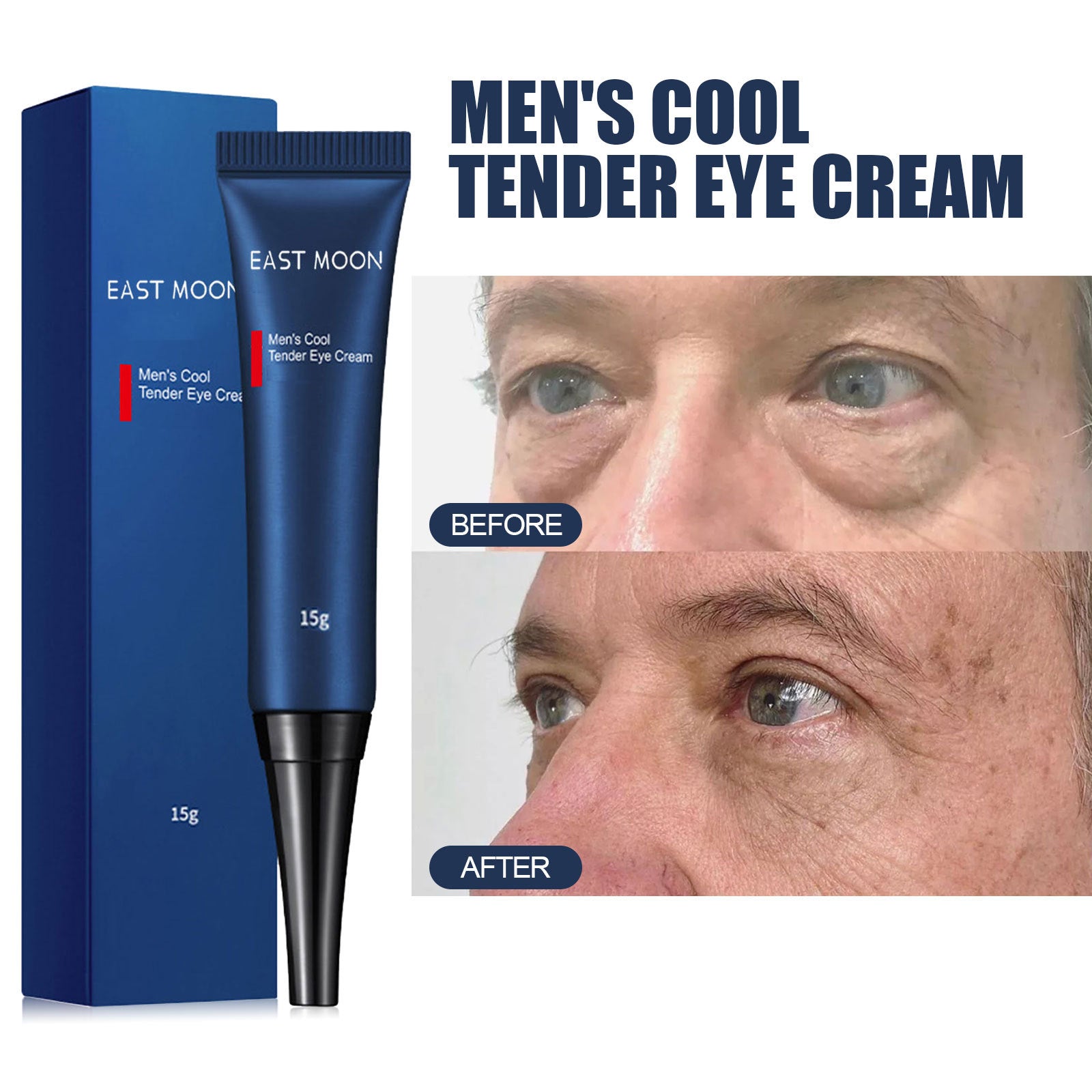Men's Retinol Firming And Lightening Dark Circles Moisturizing Eye Cream - Classic chic